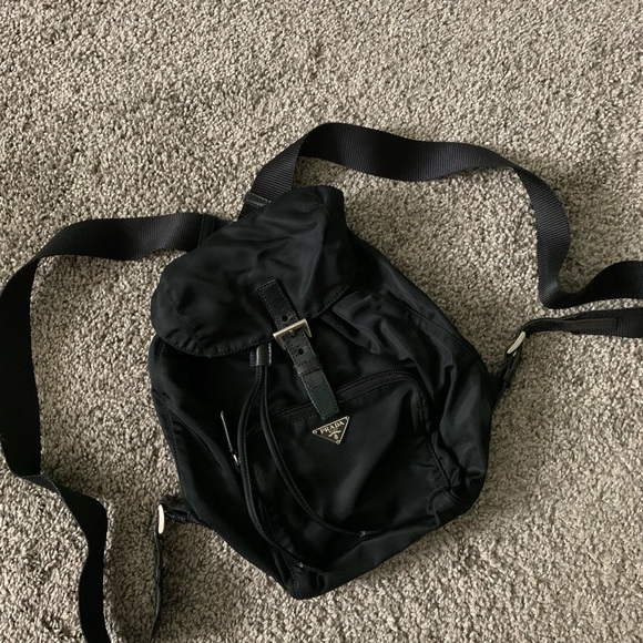 Prada Tessuto Black Backpack - Picture 1 of 6